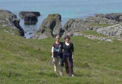 Fran and Rachel at Kilchomen