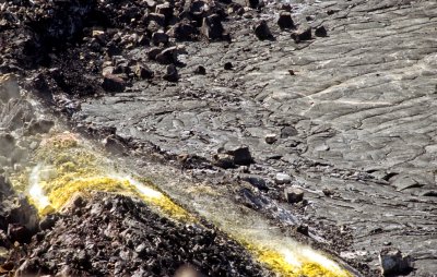 Kilauea Caldera with Sulfur