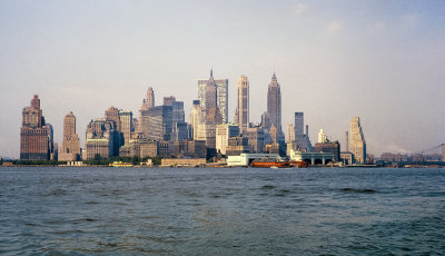 View of the lower Manhattan Skyline - 1963