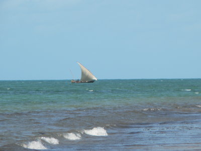 Dhow on Indian Ocean