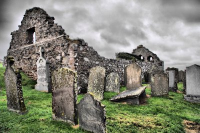 Old kirk at Cowie, Stonehaven