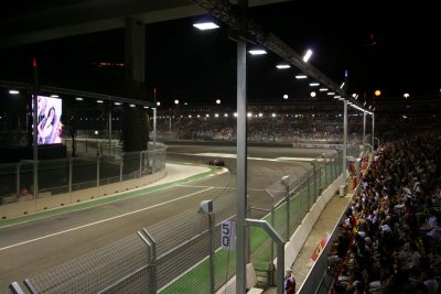 Snapshots from Singapore F1 track