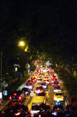 Traffic in Singapore!