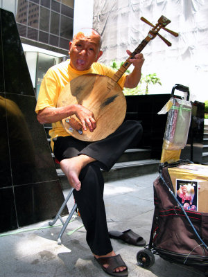 Busker on Orchard road