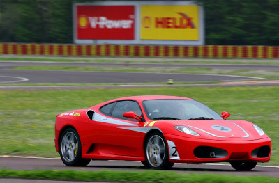 The F430 in Fiorano