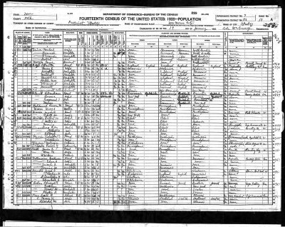 Walter Boyt 1920 Census Polk IA