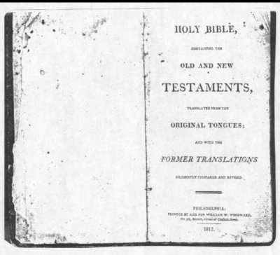 Thomas Bullard Bible pg 1