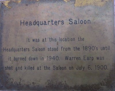 HQ Saloon - Marker (Warren Earp)