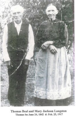 Thomas B. and Mary Jackson Langston