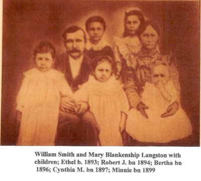 William Smith Langston family