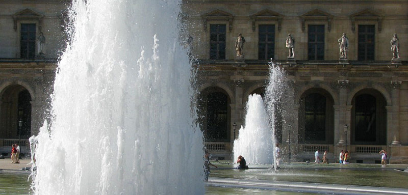 Les fontaines du Louvre