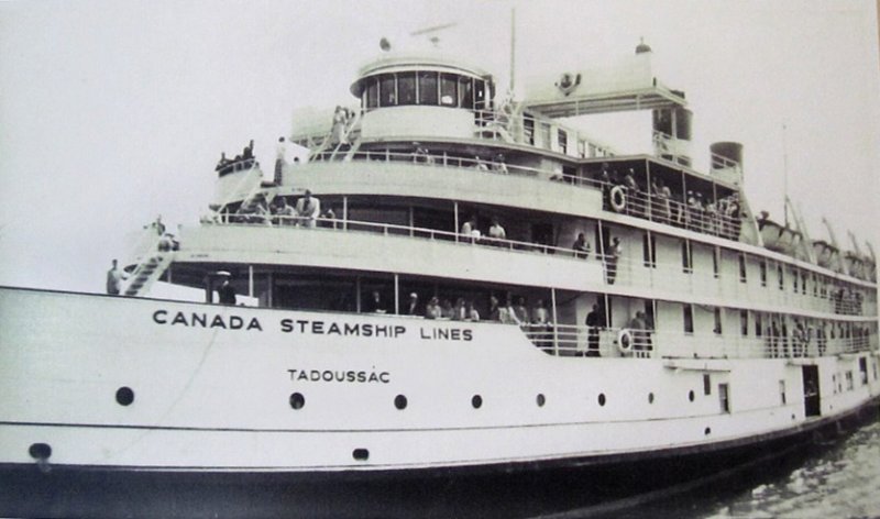 canada steamship lines  Tadoussac, photo d'archives