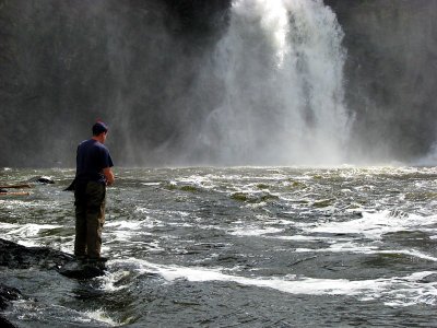 le pcheur devant la chute