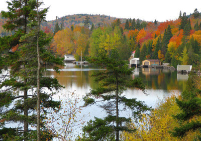 le lac en automne