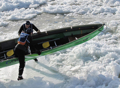 on the ice