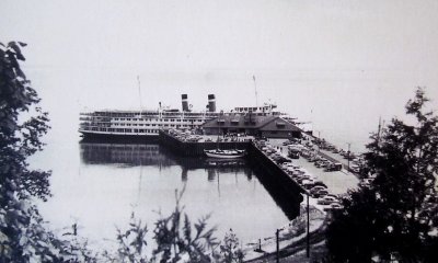 au quai de Pointe au Pic, photo darchives