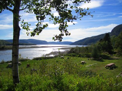 Pique-nique dans le parc du Saguenay