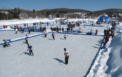 Vue densemble des 9 patinoires