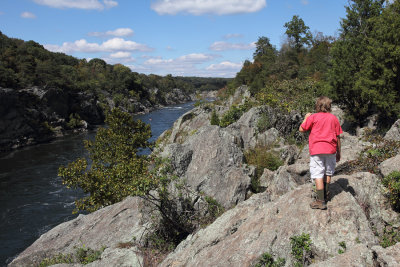 Christian on the Billy Goat Trail, Great Falls, MD