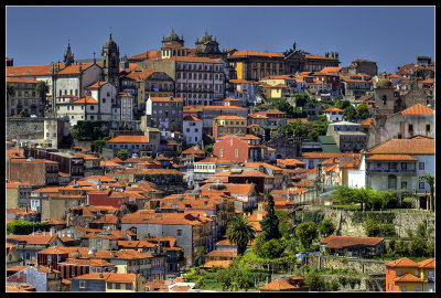 Old Porto from Jardim do Morro