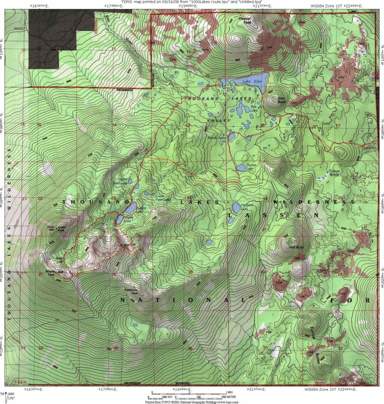 1000 Lakes Map Route