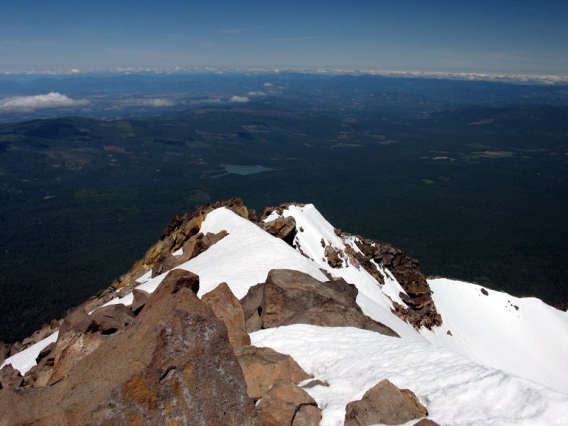 View west from summit