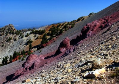 Magee Peak Ridgeline Colors