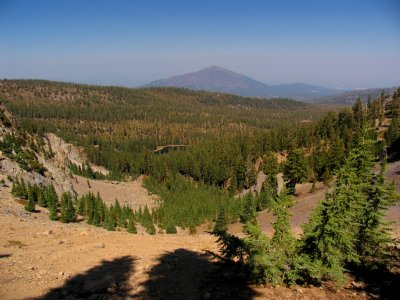 View of Magee Lake from ridgeline