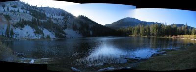 Long Gulch lake panorama