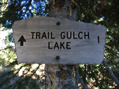 Trail Gulch Lake 1 Mile
