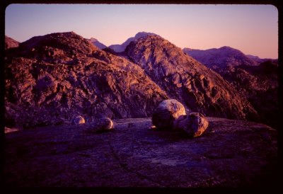 Indian Basin at sunset