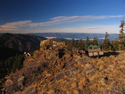 A historical rock along the PCT with a story and a great view,