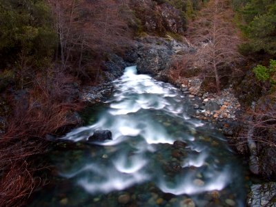 Clear creek from the bridge