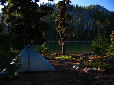 Camp 2 at Margurette lake
