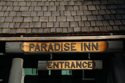 Paradise Inn Lodge Sign