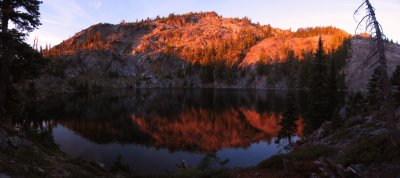 Dogwood Lake sunrise panorama