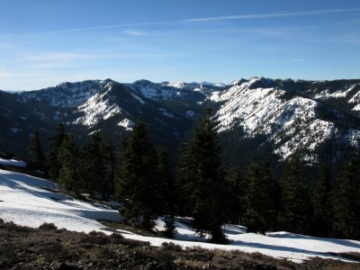 View of Trail Gulch and Long Gulch Lakes Cirques