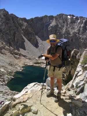 Me on Glen Pass on the John Muir Trail