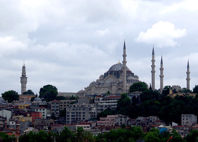 Suleymaniye Mosque at a distance