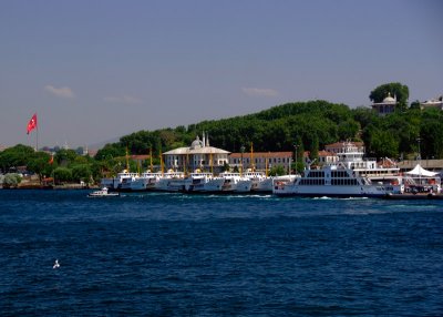 Boats on the Bosphorus