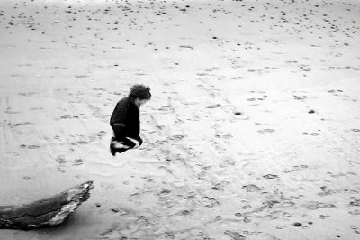 10th February 2008 leap on the beach