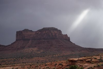 The sun shining through after the storm