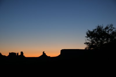 Sunrise at Monument Valley