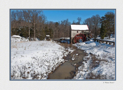 Old Guilford Mill In Winter