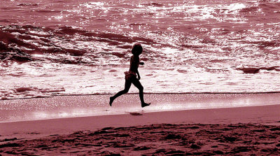 Running in the Surf