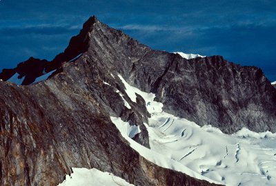 NE face of Forbidden Pk. from Sharkfin Col