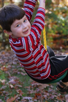 David loves to swing