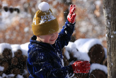 Oh no - falling snow!