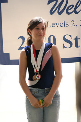 Wow - Jacklyn takes 3rd place in her age/skill group!