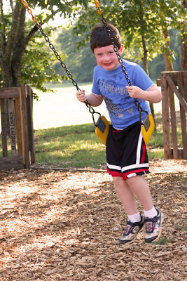 David swinging